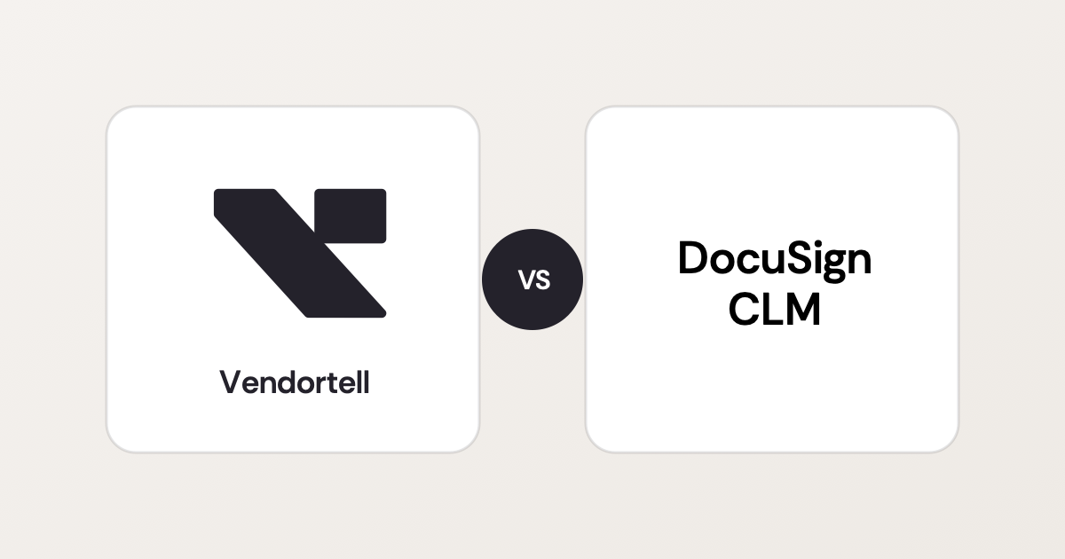 Vendortell vs. DocuSign CLM