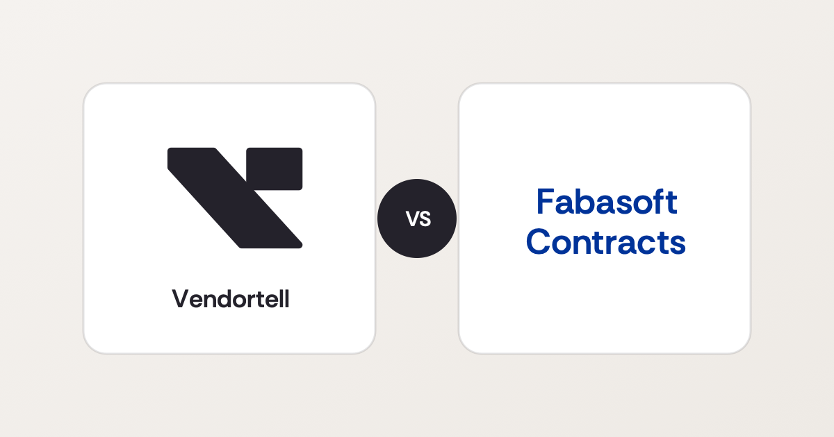Vendortell vs. Fabasoft Contracts