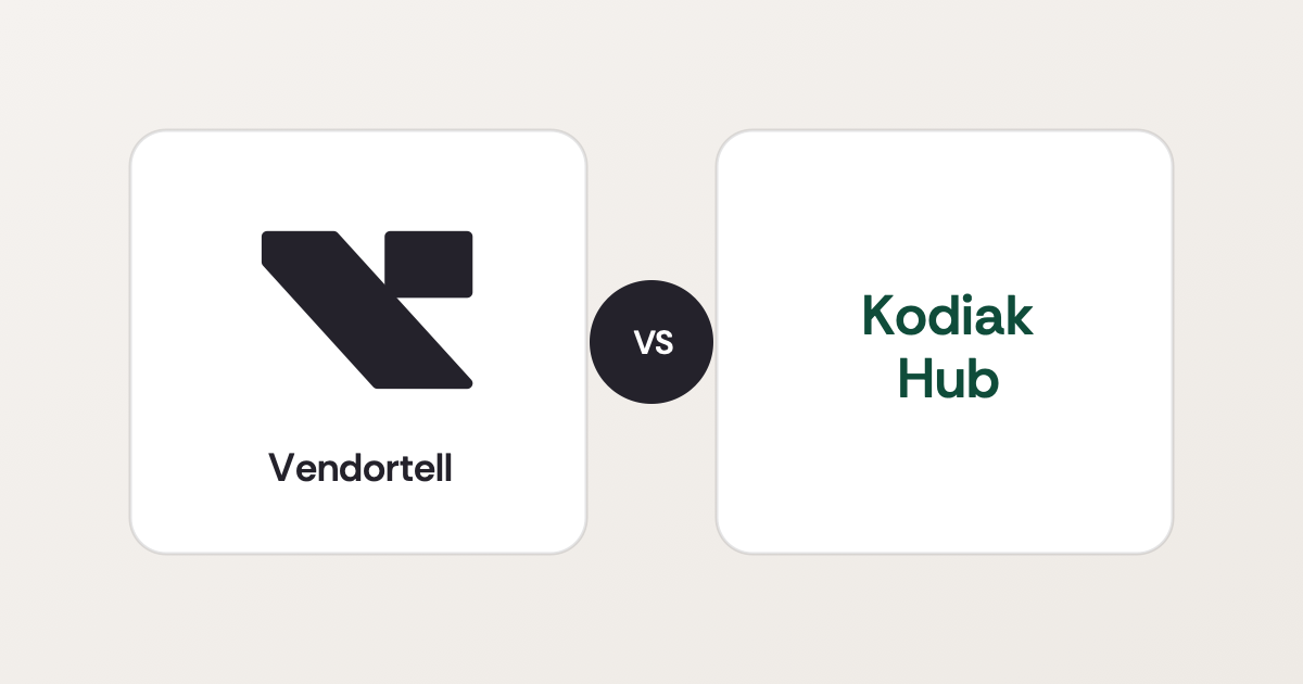 Vendortell vs. Kodiak Hub