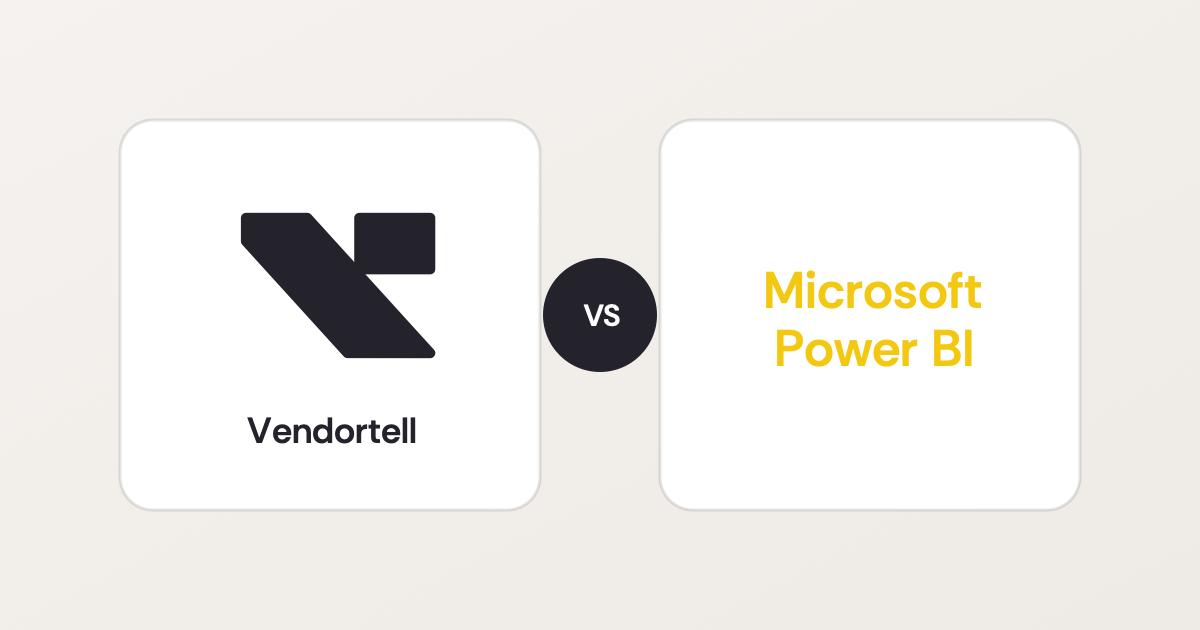 Vendortell vs. Microsoft Power BI