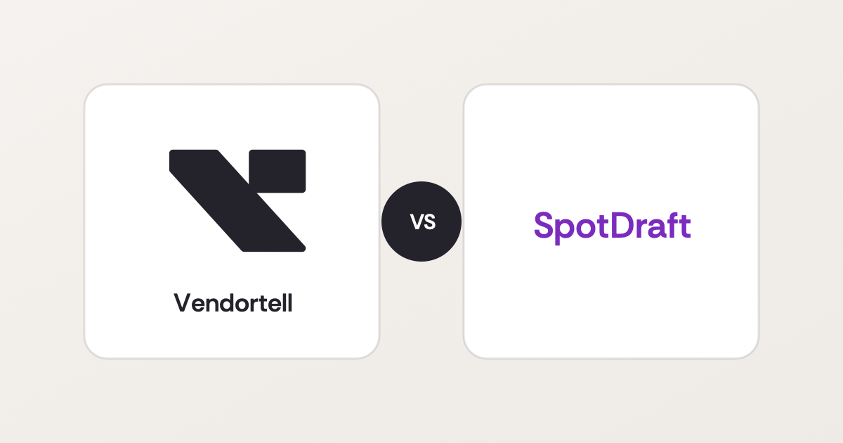Vendortell vs. SpotDraft